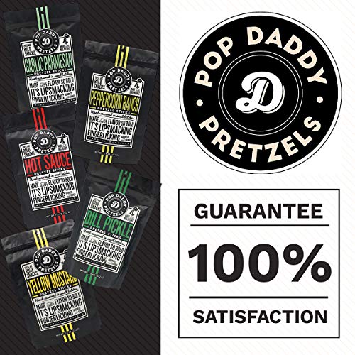 Pop Daddy - Pretzel Sticks - Resealable Bags Perfect for Snacking - Seasoned in Small Batches - Non-GMO - Family Owned and Operated in the USA - All-Natural - 6 Pack - Thumbnail 4