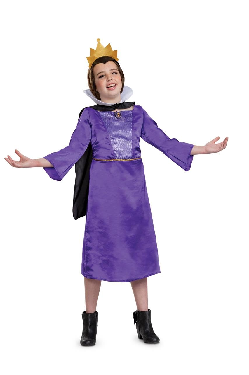 Disguise Evil Queen Classic Costume, Officially Licensed Disney Villains Child Dress Up