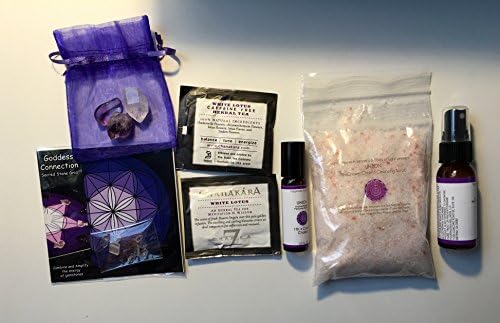 UNION, 7th/Crown Chakra Healing Kit with Chakra Balancing Aromatherapy Products, Sacred Stone Grid, and Crystals by Youphoria Aromatics