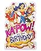 American Greetings DC Super Hero Girls Birthday Card for Girl with Foil