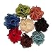 Art Supplies Burlap Jute Fabric Flowers for Crafts, Headbands, or Decorations 16 Pack