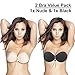 Oolala Miracle Round Bra VALUE 2-PACK Backless, Strapless, Sticky Push up Bra