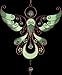 AngelStar Glittering Diamond Angel Wind Chime, Multicolored