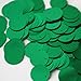 20mm Round Sequin Paillettes ~ Green Metallic ~ Loose Sequins for Embroidery, Bridal, Applique, Arts