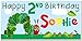 The Very Hungry Caterpillar Birthday Banner Personalized Party Decoration Backdrop