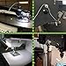 LudoPam LED Sewing Machine Light Flexible Work Light Gooseneck Lamp 30 Daylight LEDs 110V with Magnetic Mounting for Lathes,Workbenches,Music Stands,Crafts