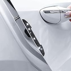 4 PCS Bling Rhinestone Car Door Handle Scratch