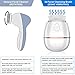 Facial Cleansing Brush, 3D Sonic Vibrating Waterproof Face Cleaner with Wireless Charging Base, 2 Brush Heads with 4 Modes, Gentle Exfoliating, Removing Blackhead, Massaging for Skin Deep Cleaning