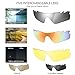 Polarized Sports Glasses Bike Sunglasses for Men Women Youth Cycling Running Driving Fishing Golf Baseball with 5 Interchangeable Lenses