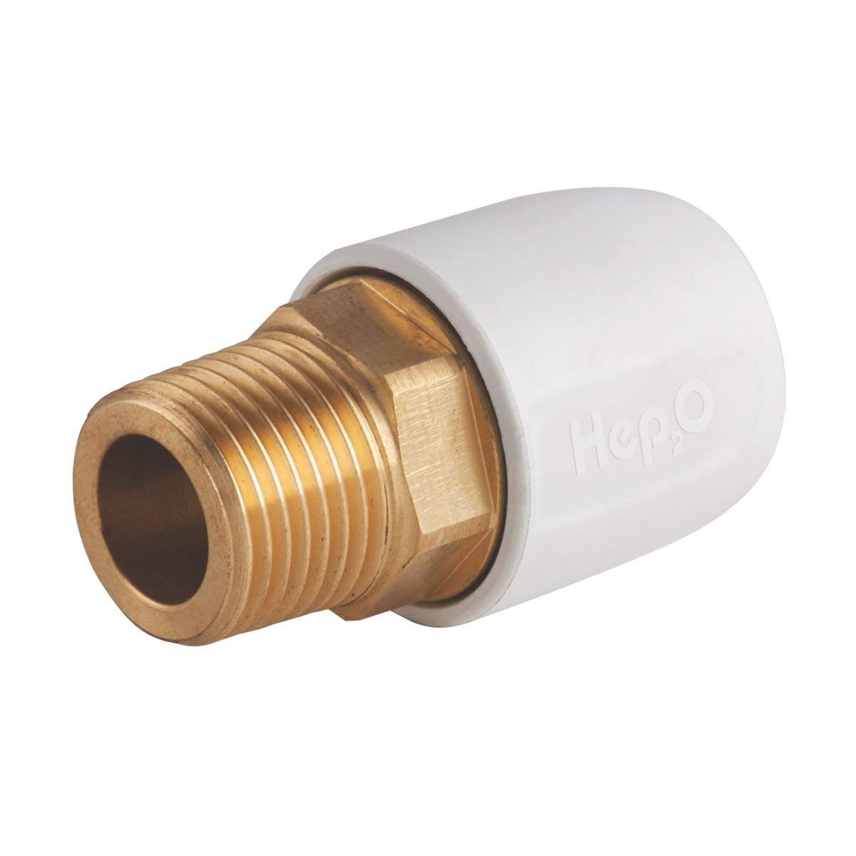 Hep2O 15mm x 1/2 Inch Male Adaptor - Pack of 2