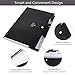 Skydue PP Expanding File Folder Accordion Documents Letters Organizer, 5 Pockets, A4 Size, Black