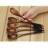 AOOSY-5-Pieces-Wooden-Spoon-Set-Long-Handle-Janpanese-Style-Nanmu-Wood-Rice-Soup-Table-Mixing-Cooking-Spoons-for-Kitchen-Dinner-Lunch-Tableware-Setwith-Black-Rope AOOSY 5 Pieces Wooden Spoon Set Long Handle Janpanese Style Nanmu Wood Rice Soup Table Mixing Cooking Spoons for Kitchen…