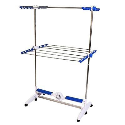 Nubreeze Revolutionary Clothes Drying Rack + Innovative Smart Breeze Fan Technology + Natural Forced Air for Quicker Drying + Foldable for Easy Storage + Holds up to 45 lbs + Energy Efficient