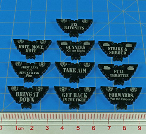 WHv8: Guard Special Orders Token Set, Translucent Green (10)