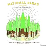 2017 Illustrated National Parks Calendar by 