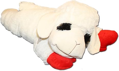 Lamb Chop Jumbo White Plush Dog Toy 