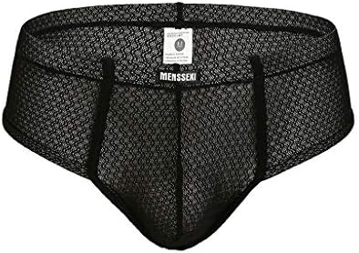 Fastbot mens underwear,Thong Briefs Washed Breathable Sexy Mesh Underwear