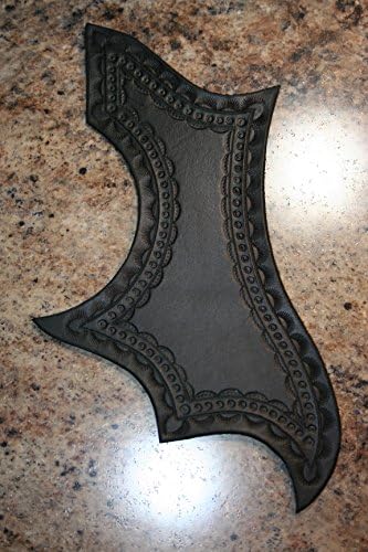 Leather Acoustic Guitar Pickguard - Gibson Dove Acoustic Pick guard Replacement - Handmade in the U.S.A.