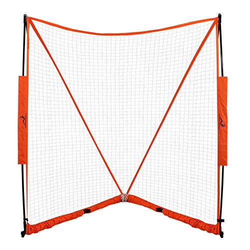 Woodworm Portable Lacrosse Goal Net 6ft - Super Easy Assembly in 60 Seconds
