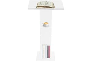 Jiabailie Acrylic Podium Pulpit Stand,Modern Clear Lectern,Podium Stand with Reading Platform for Classroom,Weddings,Conference,Concert,Professional Presentation Podiums (16.53, Pounds)