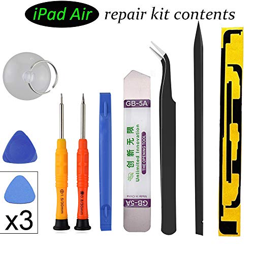GoodFixer Replacement Battery Compatible with Apple iPad Air/iPad 5, Complete Repair Tools Kit, Adhesive Strip, 0 Cycle 8827mAh Li-ion Replacement Battery [365 Days Warranty] - Thumbnail 4