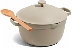 Our Place Perfect Pot - 5.2 L. Nonstick Ceramic Sauce Pan with Lid | Versatile Cookware for Stovetop and Oven | Steam, Bake, 