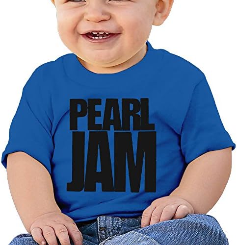 Memoy Pearl Logo Jam Infant Summer Short-sleeve Tee RoyalBlue 6 M