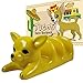 TRUE BORN Taco Holder, Ceramic Cute Dog Taco Stand for 3 Taco Shells with Fun Taco Socks. Mexican Fiesta Dinnerware.Ideal for Taco Tuesday or Cinco de Mayo Food Parties