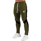 PIDOGYM Men's Track Pants,Slim Fit Athletic Sweatpants Joggers Trousers with Zipper Pockets