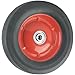 Replacement Wheel with Offset Steel Hub  - 8-Inch x 1-3/4-Inch -  Ribbed, 60 lb. Load Capacity  -  For use on Wheelbarrows, Wagons, Carts, & Many Other Products