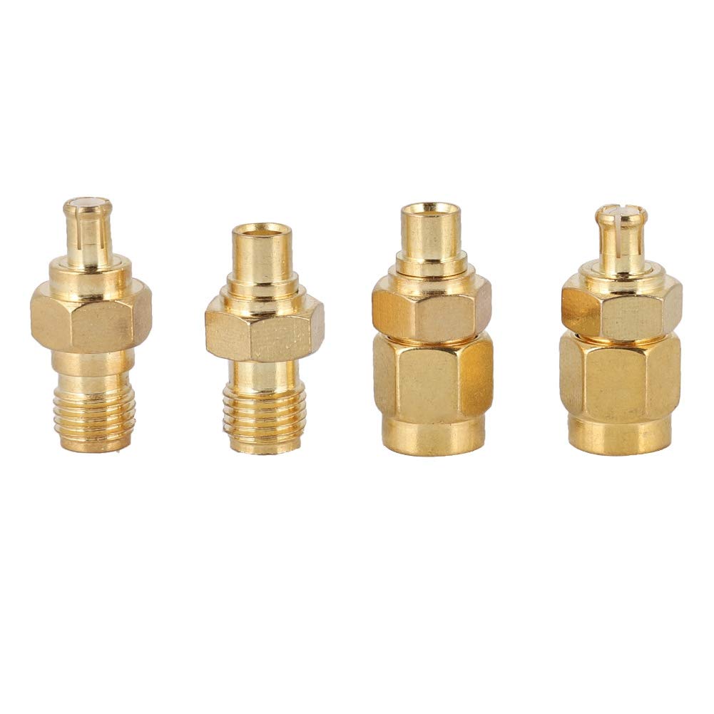 SMA Male to MCX Female Connector RF Coax Coaxial Adapter Copper Gilding for Radio Antenna