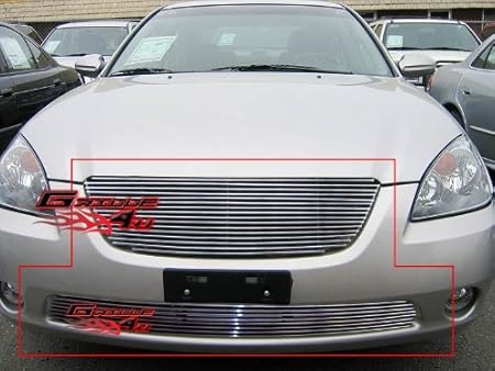 Amazon.com: Compatible with 02-04 Altima Billet Grille Grill Combo