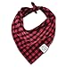 Bond & Co. Buffalo Checkered Dog Bandana, For Neck Sizes 18-21, Large/Extra Large, Large/X-Large