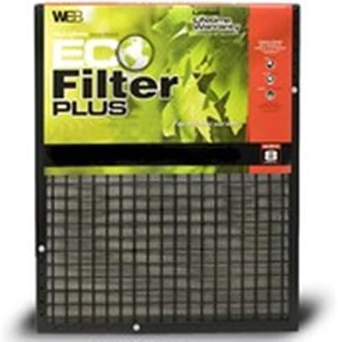 Plus Permanent Electrostatic Air Filter Size: 30" H x 14" W x 1" D