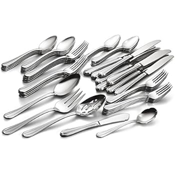 Gorham 846854 Melon Bud Frosted 45 Piece Flatware Set