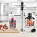 Betitay 4-in-1 Immersion Hand Blender Mixer,Electric Food Processor,Stepless Speeds for Smoothies,Vegetable,Meat and Baby Food with Safety Lock,Include Food Chopper,Mixing Beaker and Egg Whisk
