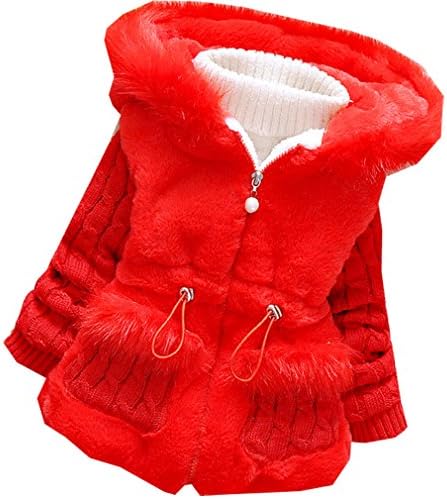 Kids Baby Girls Coat Winter Warm Jacket Outerwear
