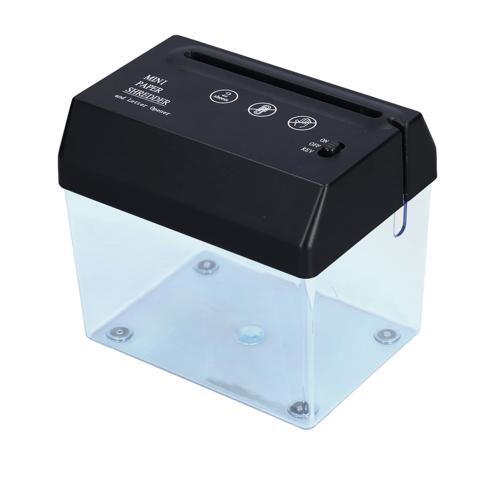 Mini Paper Shredder, Household Bill Shredder, Portable Space Saving Electric Paper Shredder, Gift for Friends, Kids, Family