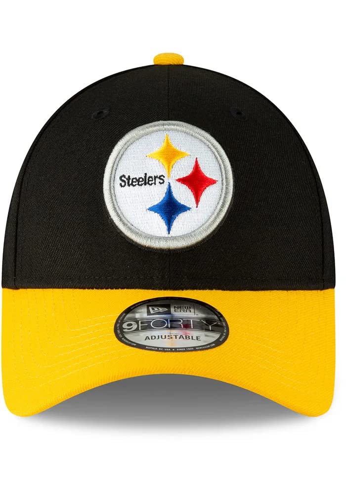 New Era NFL The League 9FORTY Adjustable Hat Cap One Size Fits All (Pittsburgh Steelers Alternate)