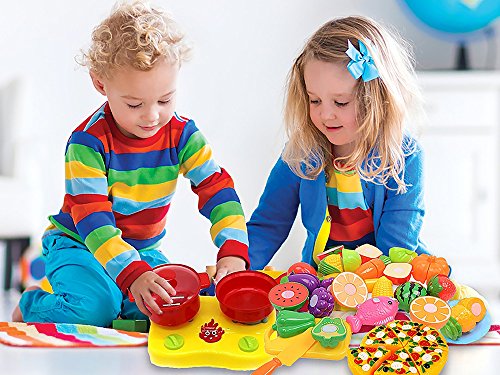 image for House Ur Home Kitchen Toys Cutting Fruit Vegetables Play Fun Cooking L