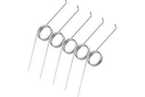 5Pcs Universal Type Adjustable Torsion Springs, 3-Coil, 0.7mm Stainless Steel Wire, 135 Degree, Mechanical Spring for Garbage