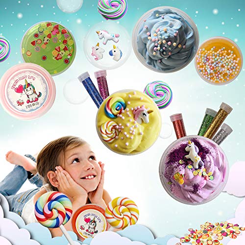 Unicorn Slime Kit makes great girls toys. The Fluffy Slime comes with lovely slime scents. A unicorn - //coolthings.us