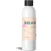 Pure Oleic Acid Cosmetic Grade - 8 Oz / 236 mL - Organic Oleic Acid - Emulsifying Agent for Hair Care Products - Skin Care &amp; Cosmetic Formulations &amp; Soap Making - Lab Chemicals by Talsen Chemicals