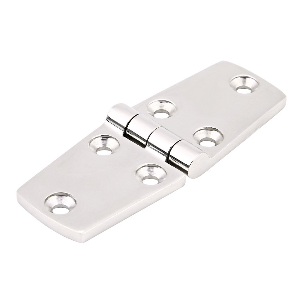 Qiilu Boat Flush Hatch, Marine Boat Cabin Door Stainless Steel Hatch Flush Door Hinge Replacement(C)