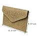 Fashion Road Modern Womens Floral Pattern Cross Body Cut Out Slim Chain Statement Bags Cross Body Handbags Khaki