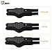JBM Weight Lifting Belt 3 Size - Gym, Fitness, Crossfit, Bodybuilding Workout Belt Olympic Lifting Wraps Weighted Dip Belt (Black, M: 30