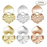 Jumway Earring Lifters - 2 Pairs of Adjustable Hypoallergenic Earring Lifts - Safety Locking Stud Earring Backs As Seen on TV