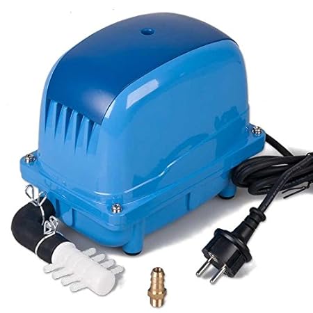 AquaForte Energiesparende Luftpumpe AP-100, 106 l/min (bei 1 m), Max. Druck: 3,8 m, 65 W