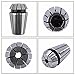 CycleMore Super Precision 10 PCS ER16 ER-16 Spring Collet Set for CNC Engraving Machine & Milling Lathe Tool