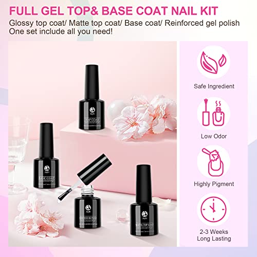 Gel Nail Polish Kit with UV Light, Joytii 12 Colors Gel Polish with UV